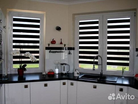 Жалюзи рулонные с направляющими