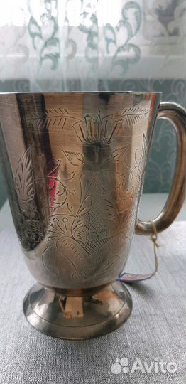 Продам кружку из мельхиора, с ценником СССР