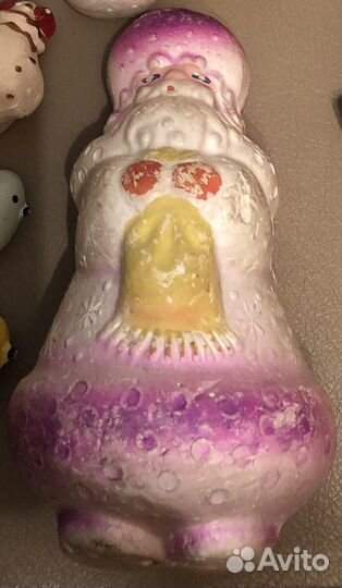 Елочные игрушки времен СССР из пенопласта