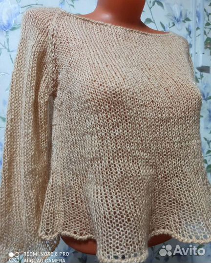 Свитер паутинка из мохера