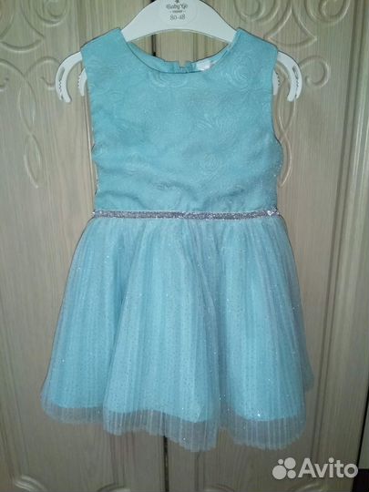 Платье для девочки размер 86