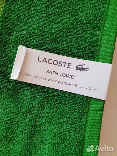 Новое полотенце Lacoste