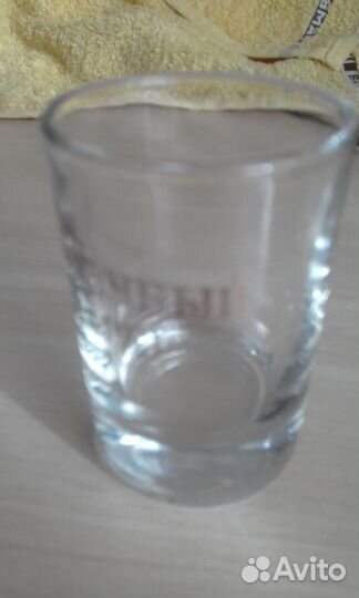 Стопка-рюмка для водки, лого 