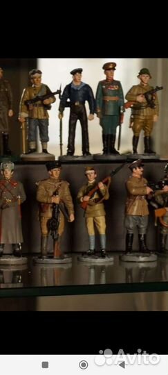 Оловянные солдатики ВОВ разные