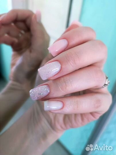 Модель на маникюр с покрытием