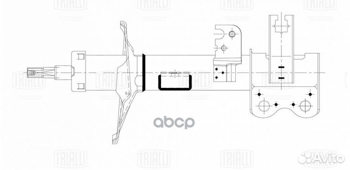 Амортизатор передн. R Geely Emgrand EC7 (09)