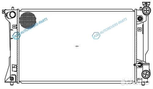 LRC 19H0 радиатор системы охлаждения Toyota Avensi