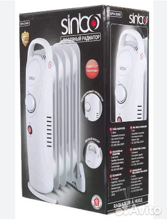 Масляный радиатор Sinbo SFH-3381. Новый