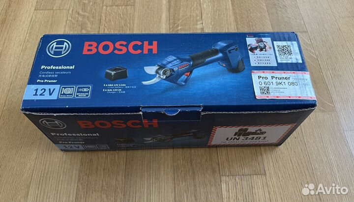 Аккумуляторные садовые ножницы bosch PRO pruner