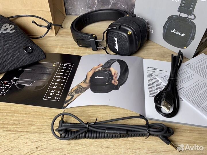 Наушники marshall major 3 bluetooth