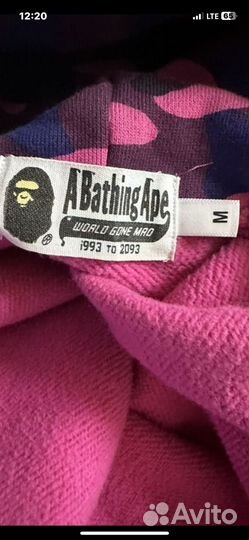 Зип худи bape shark