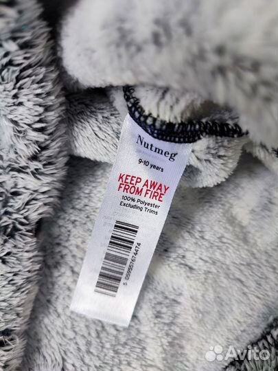 Кофта флисовая для мальчика 134 140 Nutmeg Англия