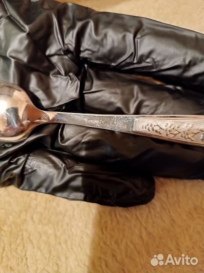 Серебряная чайная ложка 875 проба