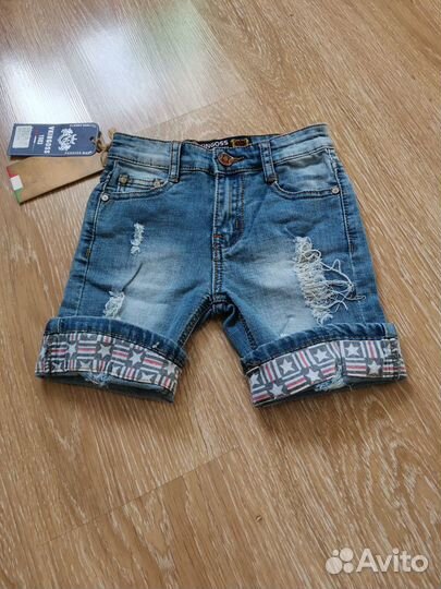 Джинсовые шорты на мальчика