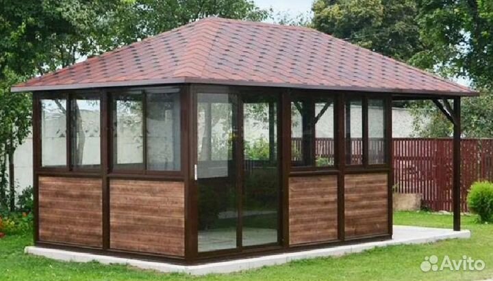 Остекление беседок