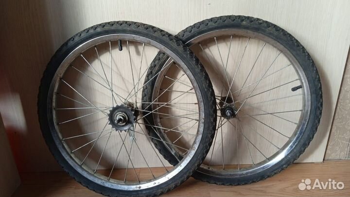 Колеса для велосипеда в сборе 20 дюймов