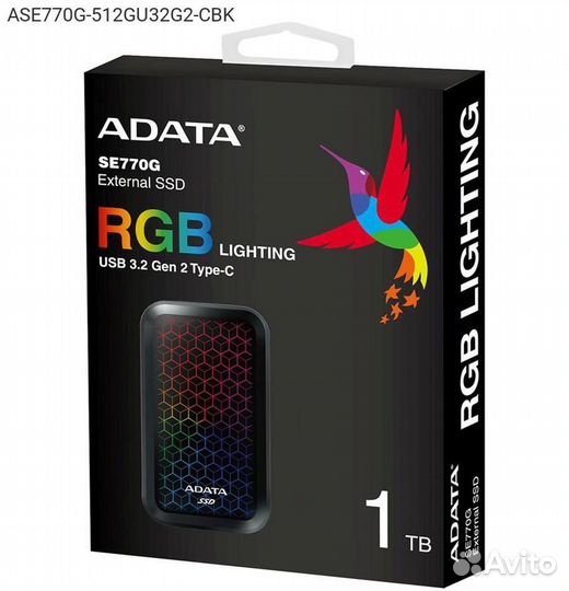 Внешний диск SSD adata SE770G 512GB 2.5