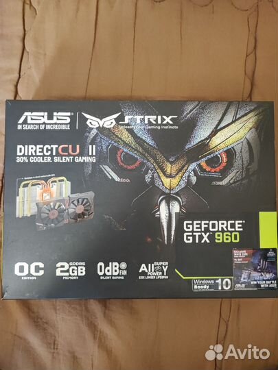 Видеокарта asus gtx 960 2gb