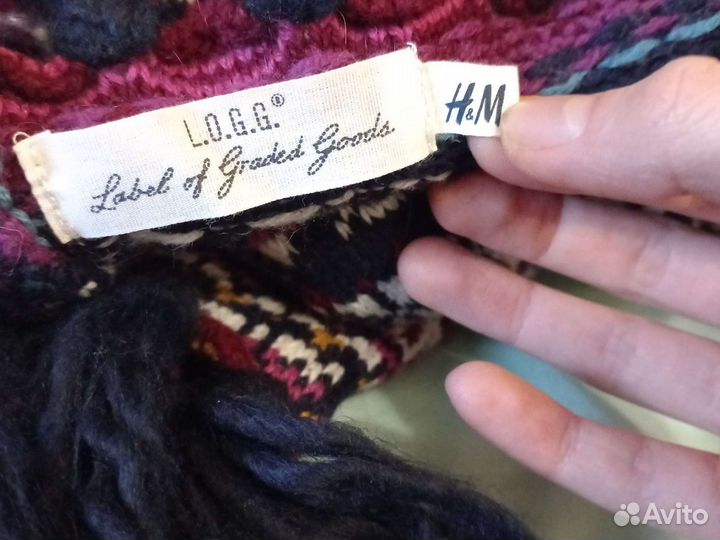 Шарф длинный