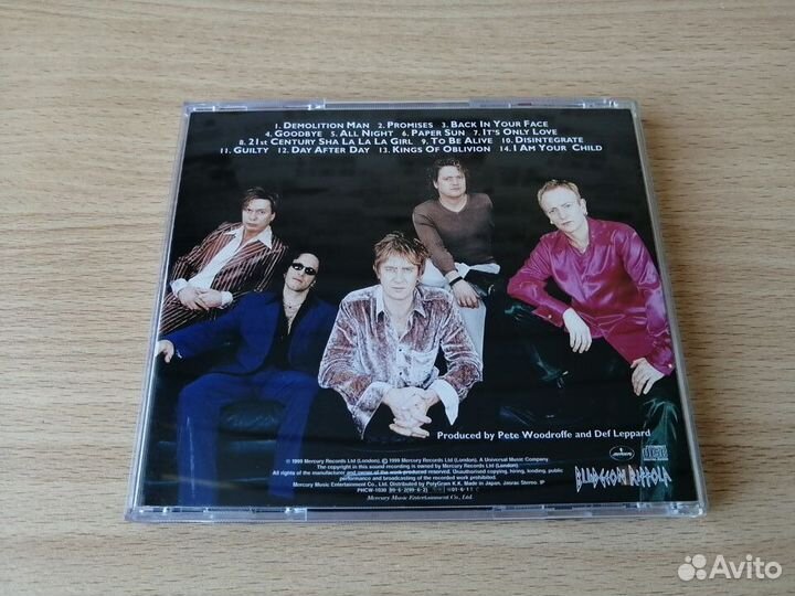 CD Def Leppard Euphoria (Japan) 1999