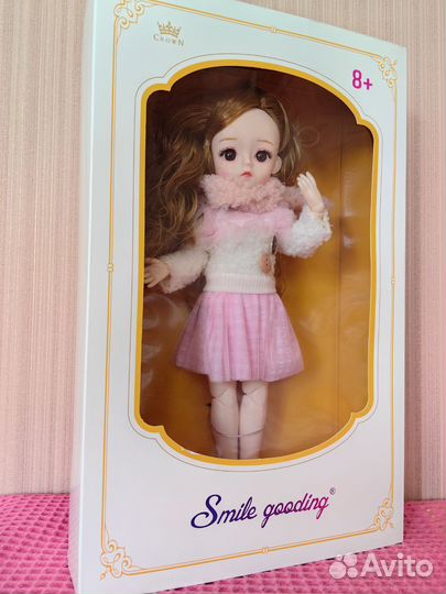 Кукла красивая 37 см вся на шарнирах