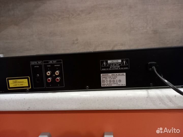 Cd проигрыватель sony cdp-690