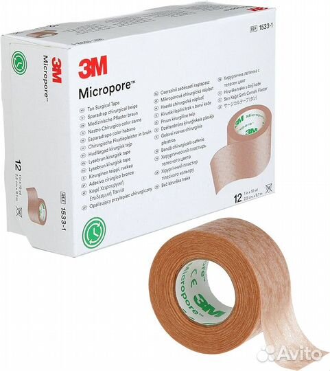 Пластырь после ринопластики Micropore (микропор)