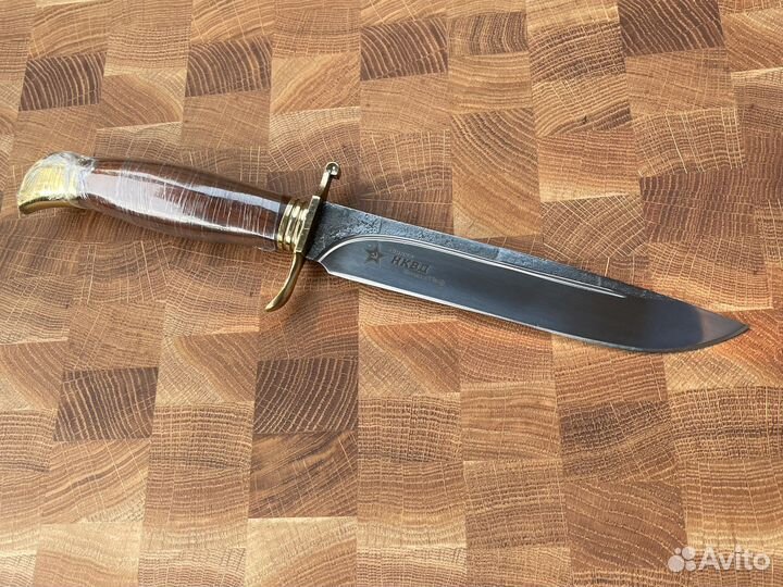 Нож кизлярский Финка-нквд сталь х12мф