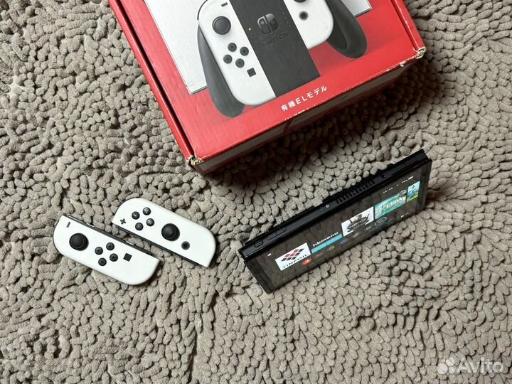Nintendo Switch Oled прошитая +256gb +игры