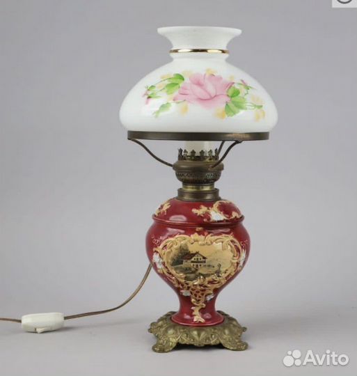 Лампа майолика