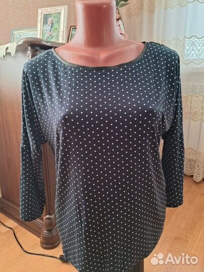 Блуза в горох zolla новая