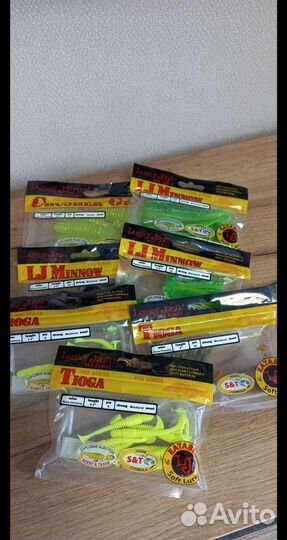 Силиконовые приманки Lucky John ассортимент