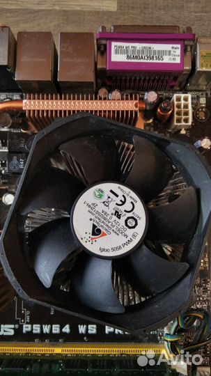 Материнская плата asus P5W64+процессор Core 2 duo