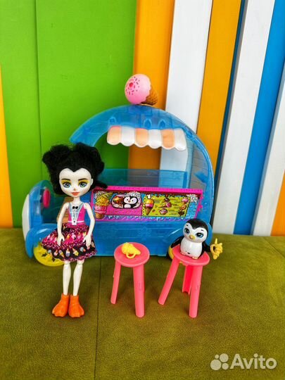 Enchantimals фургон мороженого пингвин