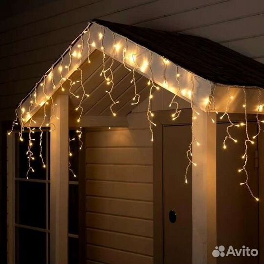 Гирлянда уличная бахрома