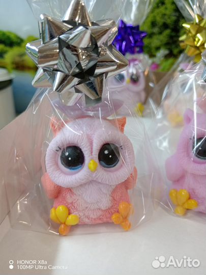 Мыло ручной работы - совёнок