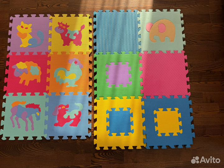 Мягкий коврик пазл