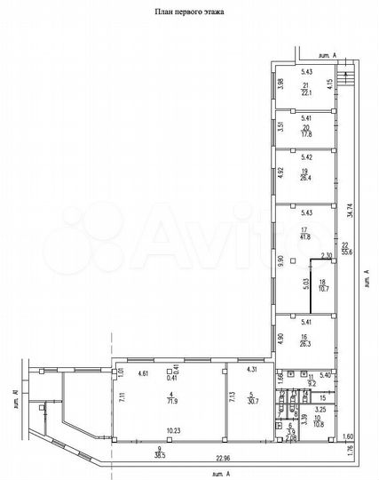 Офис, 1110.1 м²