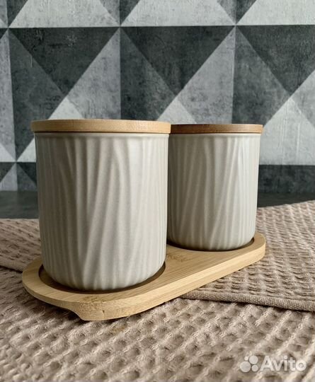 Набор баночек для сыпучих