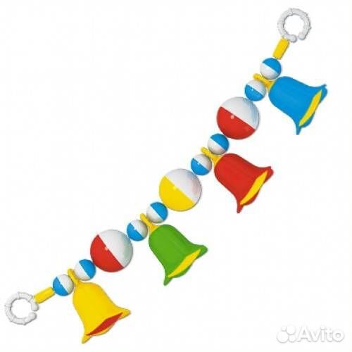 Погремушка подвеска Колокольчик на кроватку, 01545