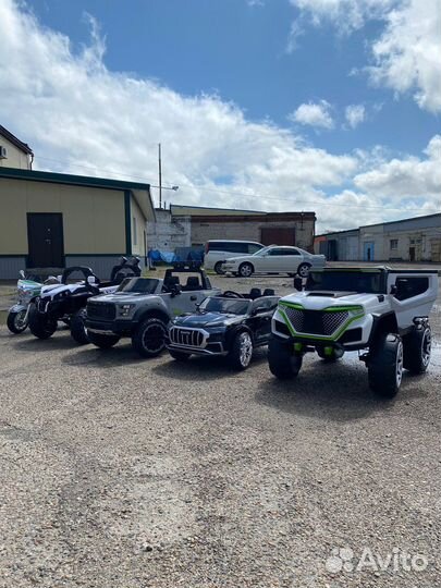 Электромобиль детский джип 4WD