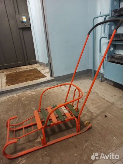 Детские зимние санки