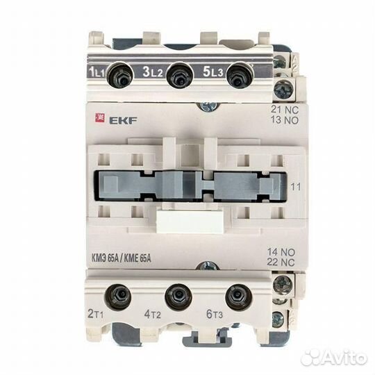 Контактор кмэ 65А кат. 220В AC 1но+1нз EKF ctr-s-65-220