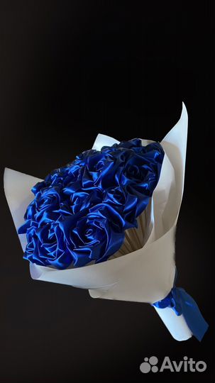 Букет из атласных лент