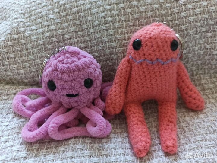 Брелок амигуруми игрушки вязаные