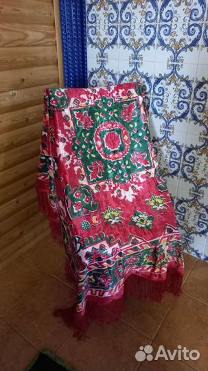 Скатерть бархатная бархат гдр СССР
