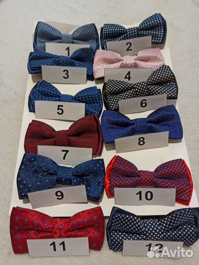 Бабочка-галстук детская, классич., разные цвета