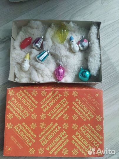 Елочные игрушки СССР мини