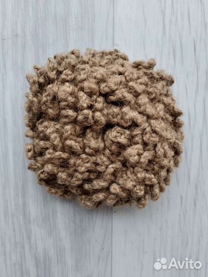 Мочалка из джута ручной работы