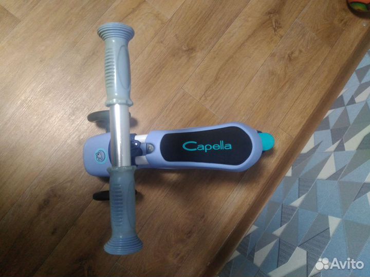 Самокат детский трехколесный с сиденьем